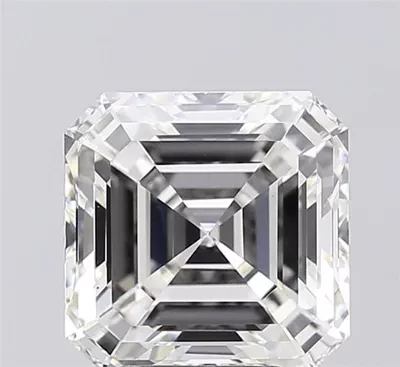 4.04ct H VS1 Rare Carat Ideal Cut Asscher Lab Grown Diamond