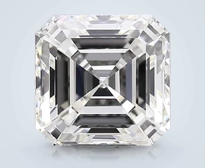 4.04ct H VS1 Rare Carat Ideal Cut Asscher Lab Grown Diamond