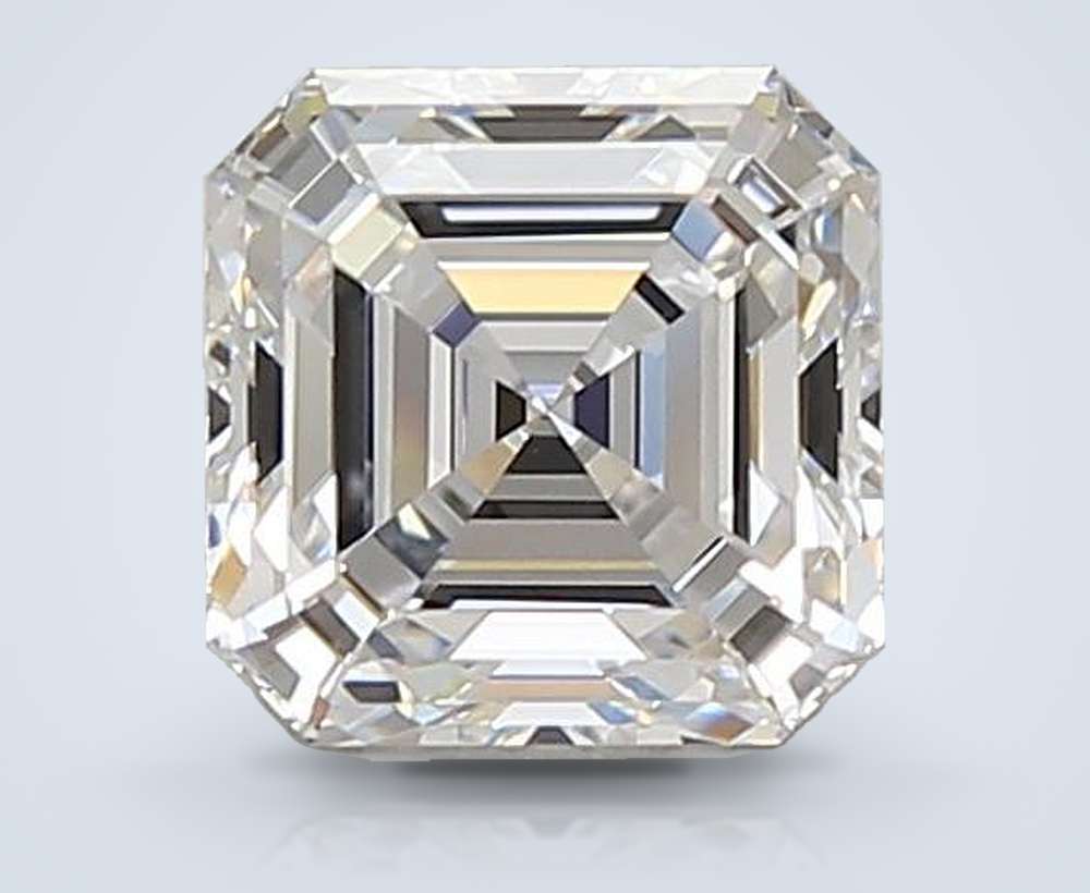 1.34ct D VVS2 Rare Carat Ideal Cut Asscher Lab Grown Diamond