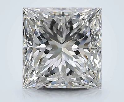 4.01ct G SI1 Rare Carat Ideal Cut Princess Diamond