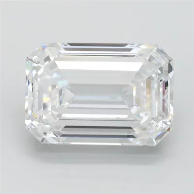 4.02ct F VS2 Excellent Cut Emerald Lab Grown Diamond