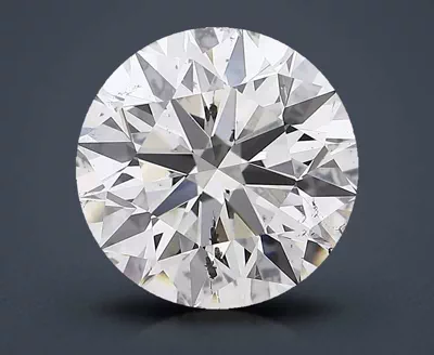 4.02ct J SI2 Rare Carat Ideal Cut Round Diamond