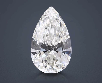 4.05ct H VS1 Rare Carat Ideal Cut Pear Lab Grown Diamond