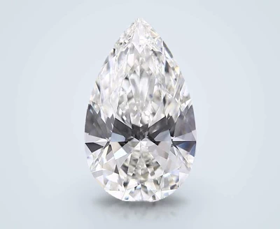 4.05ct H VS1 Rare Carat Ideal Cut Pear Lab Grown Diamond