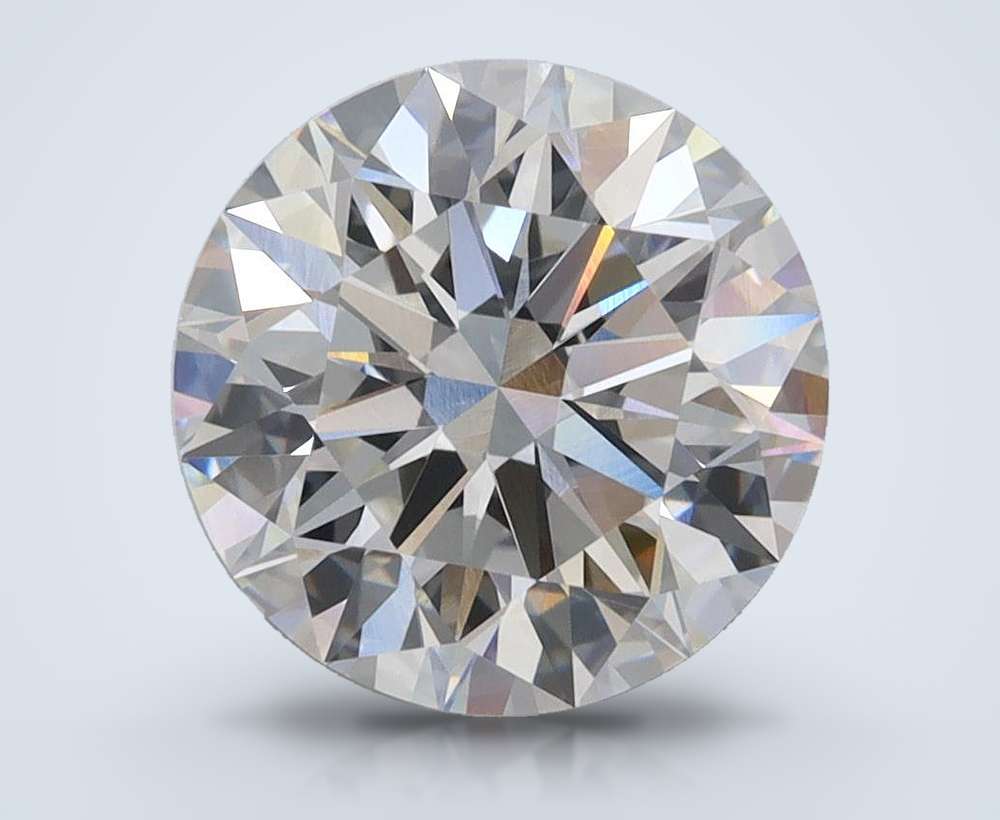 3.03ct F VVS1 Rare Carat Ideal Cut Round Lab Grown Diamond