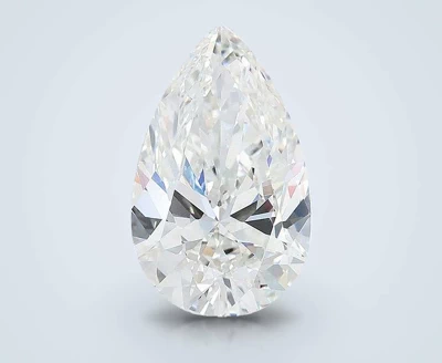 6.05ct E VVS2 Rare Carat Ideal Cut Pear Lab Grown Diamond