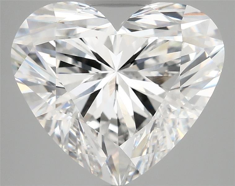 6.05ct E VVS2 Rare Carat Ideal Cut Heart Lab Grown Diamond