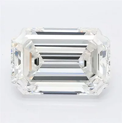 3.22ct E VS1 Rare Carat Ideal Cut Emerald Lab Grown Diamond