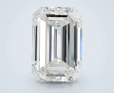 18.01ct F VVS2 Very Good Cut Emerald Lab Grown Diamond