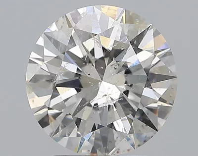2.70ct H SI2 Rare Carat Ideal Cut Round Diamond