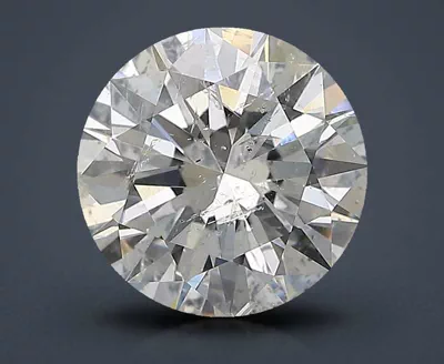 2.70ct H SI2 Rare Carat Ideal Cut Round Diamond