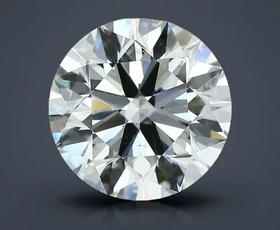 3.01ct J VS2 Rare Carat Ideal Cut Round Diamond