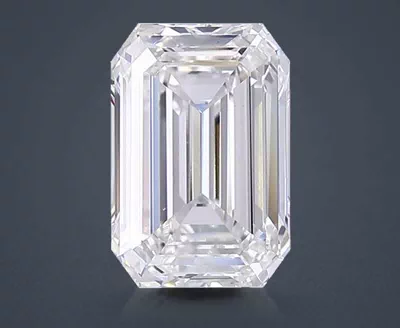 6.08ct E VVS2 Rare Carat Ideal Cut Emerald Lab Grown Diamond