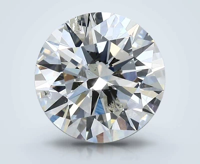 3.14ct J SI2 Very Good Cut Round Diamond