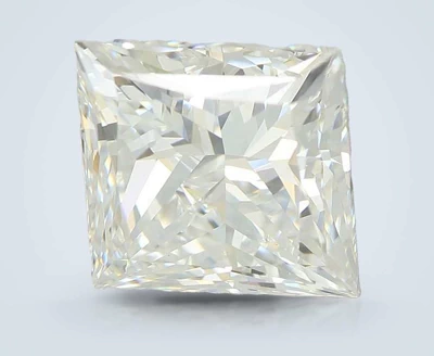4.01ct F VVS2 Rare Carat Ideal Cut Princess Lab Grown Diamond