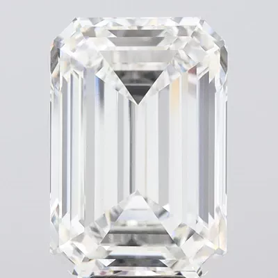 13.02ct F VVS2 Rare Carat Ideal Cut Emerald Lab Grown Diamond
