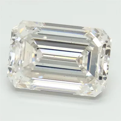 5.06ct F SI1 Excellent Cut Emerald Lab Grown Diamond