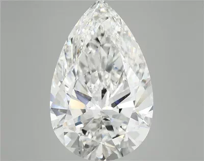 11.10ct E VS1 Rare Carat Ideal Cut Pear Lab Grown Diamond
