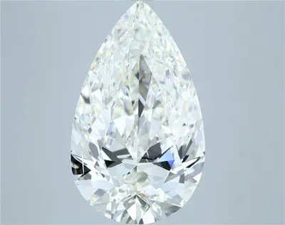 5.01ct H SI1 Rare Carat Ideal Cut Pear Diamond
