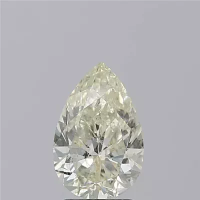 2.04ct K SI2 Rare Carat Ideal Cut Pear Diamond