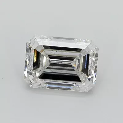 2.62ct G SI1 Excellent Cut Emerald Lab Grown Diamond