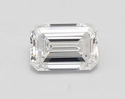 0.74ct D VVS2 Rare Carat Ideal Cut Emerald Lab Grown Diamond