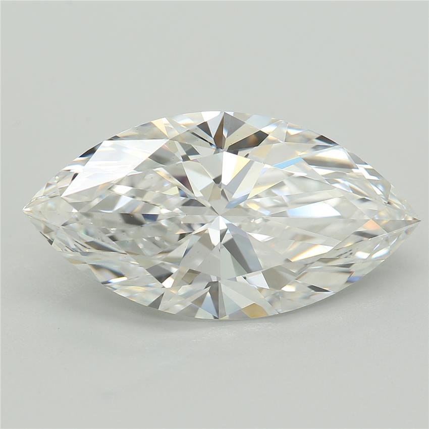 4.00ct E VS1 Rare Carat Ideal Cut Marquise Lab Grown Diamond