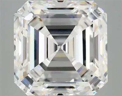 7.04ct E VVS2 Very Good Cut Asscher Lab Grown Diamond