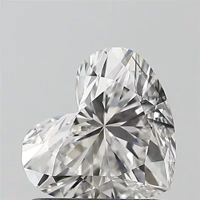 0.94ct F VS2 Rare Carat Ideal Cut Heart Lab Grown Diamond