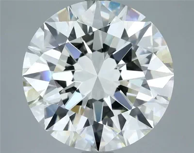 5.03ct H VVS1 Rare Carat Ideal Cut Round Diamond