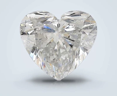 2.10ct F SI2 Rare Carat Ideal Cut Heart Diamond