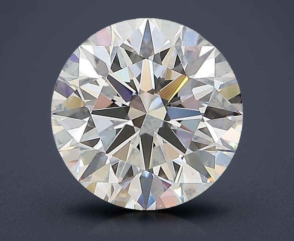 1.97ct E VVS2 Excellent Cut Round Lab Grown Diamond