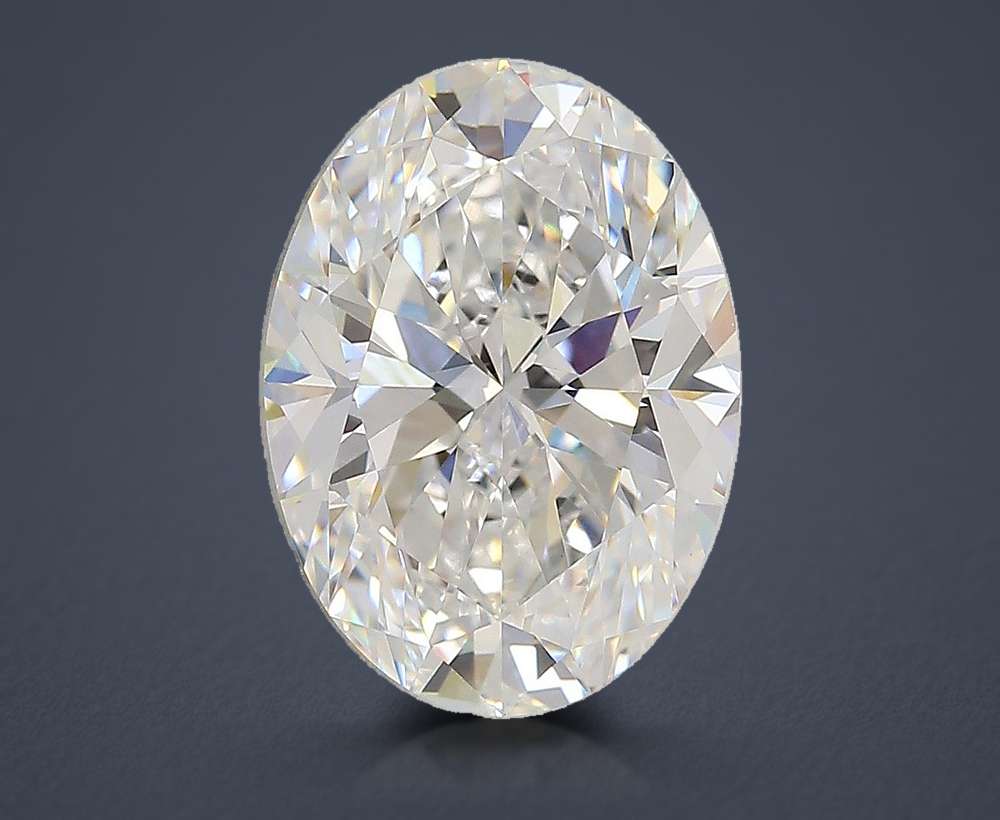 4.08ct E VVS2 Rare Carat Ideal Cut Oval Lab Grown Diamond