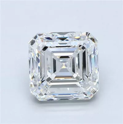 4.01ct E VS1 Very Good Cut Asscher Diamond