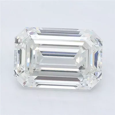 2.59ct F VVS2 Rare Carat Ideal Cut Emerald Lab Grown Diamond