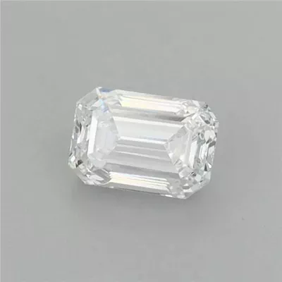 0.68ct D VVS2 Very Good Cut Emerald Lab Grown Diamond