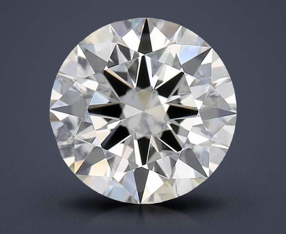 3.01ct J VVS2 Excellent Cut Round Diamond