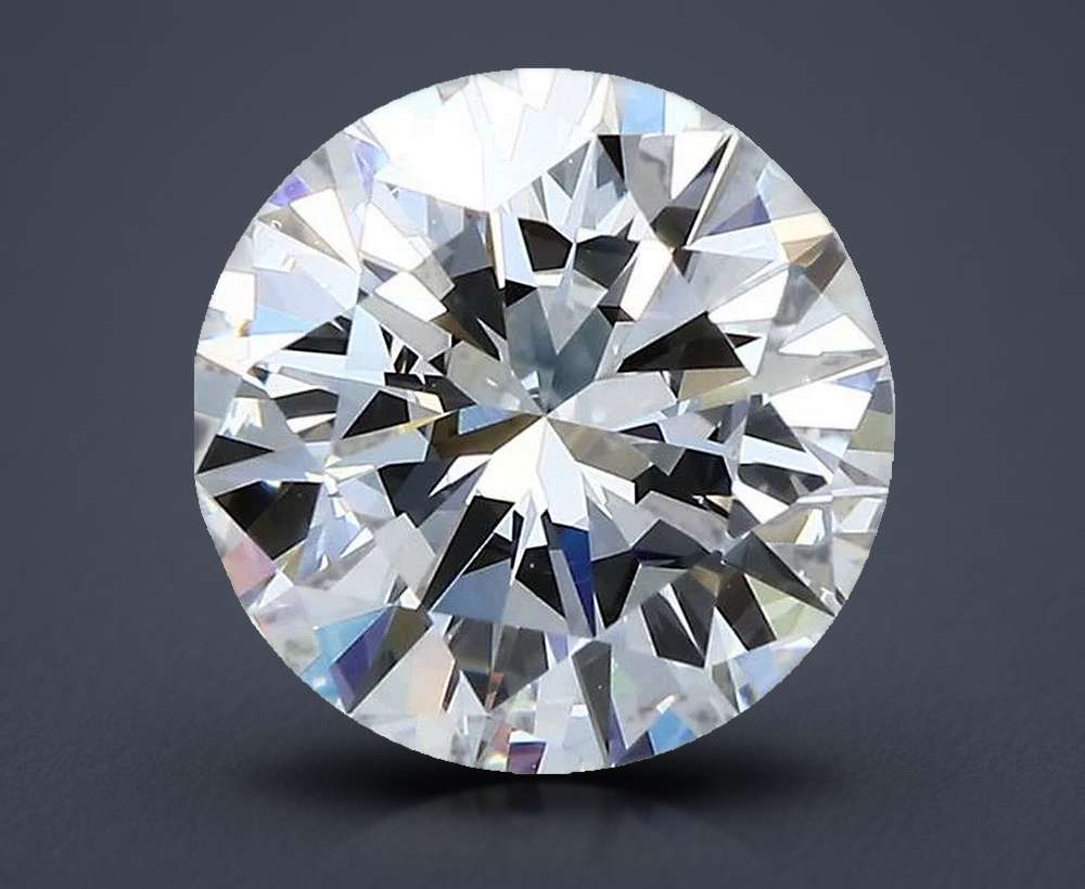 2.86ct F VS1 Very Good Cut Round Diamond