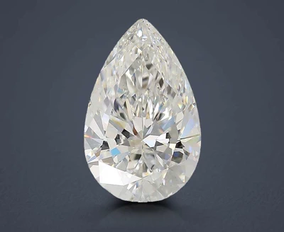 3.10ct F VVS2 Rare Carat Ideal Cut Pear Lab Grown Diamond