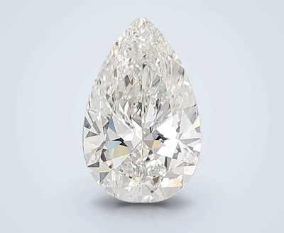 4.49ct F VVS2 Rare Carat Ideal Cut Pear Lab Grown Diamond