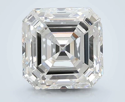 3.02ct F VS1 Rare Carat Ideal Cut Asscher Lab Grown Diamond