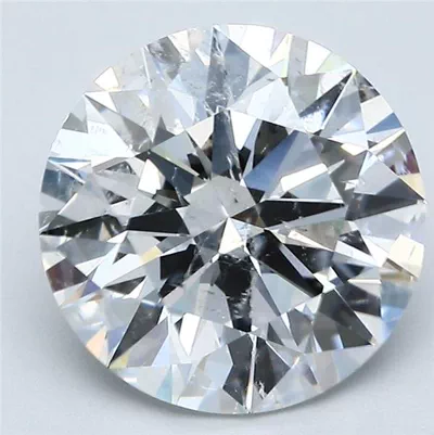 3.99ct E SI2 Rare Carat Ideal Cut Round Diamond