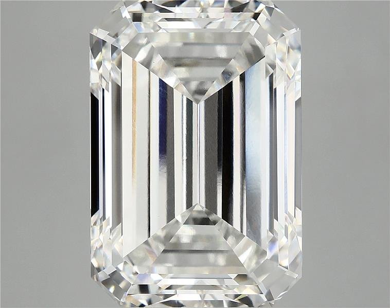 14.09ct F VS1 Rare Carat Ideal Cut Emerald Lab Grown Diamond