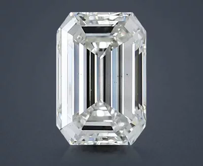 1.02ct F VS2 Rare Carat Ideal Cut Emerald Lab Grown Diamond