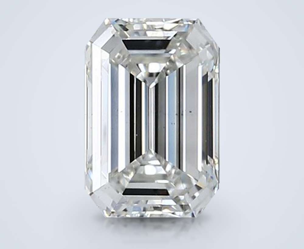 1.02ct F VS2 Rare Carat Ideal Cut Emerald Lab Grown Diamond
