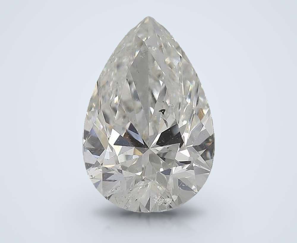 2.28ct J SI2 Very Good Cut Pear Diamond