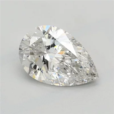 1.08ct F VS2 Rare Carat Ideal Cut Pear Lab Grown Diamond