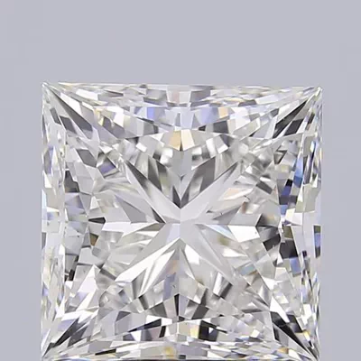 9.87ct G VS2 Rare Carat Ideal Cut Princess Lab Grown Diamond