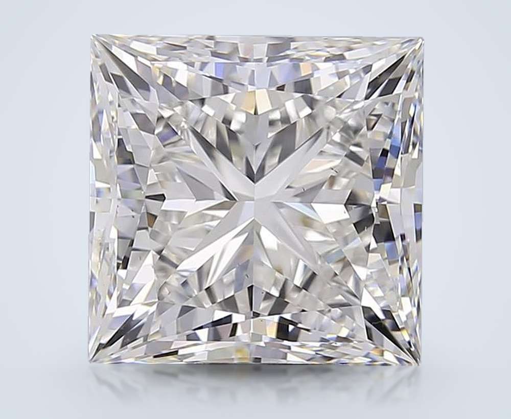9.87ct G VS2 Rare Carat Ideal Cut Princess Lab Grown Diamond