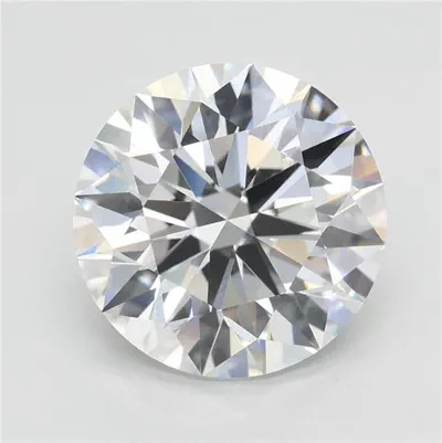4.04ct F VVS2 Rare Carat Ideal Cut Round Lab Grown Diamond